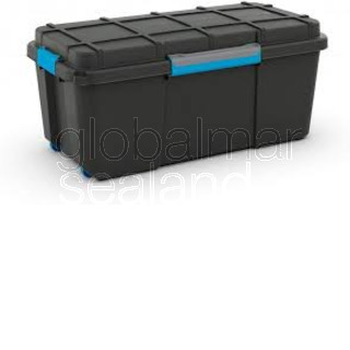 CURVER CAJA ORDENACION SCUBA BOX, NEGRO Y AZUL, L 80 LITROS