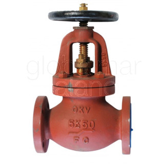 GLOBE VALVE CAST-IRON FLANGED, F7305 5KG-65MM